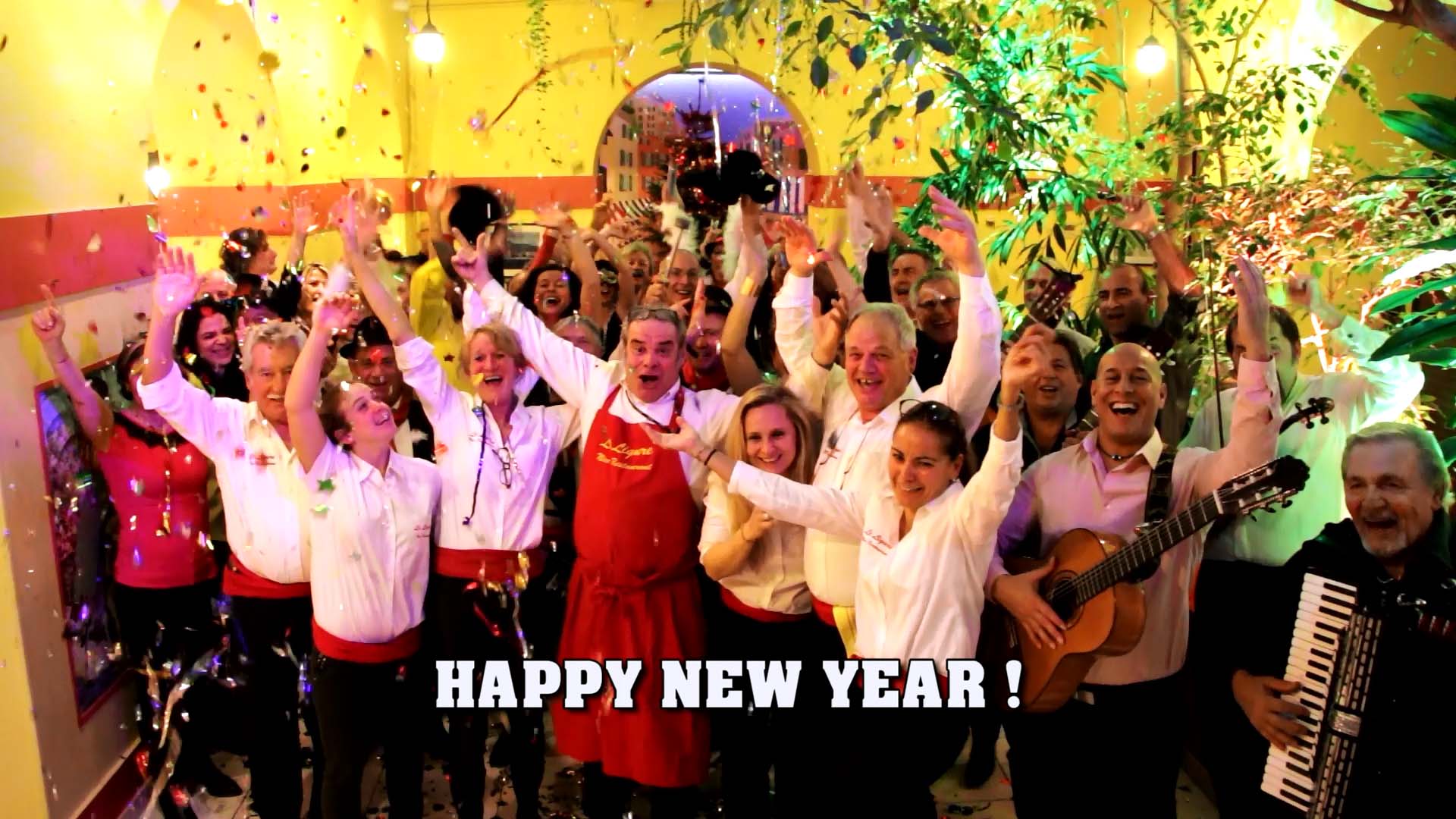 Le Ligure Nice Restaurant - Happy New Year 2015